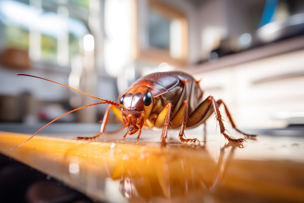 roach nests in stove